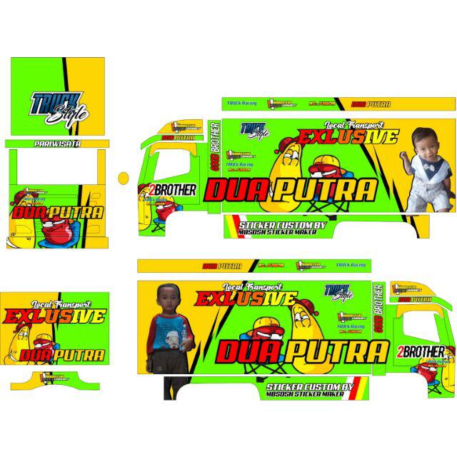 Detail Stiker Mobil Oleng Nomer 20