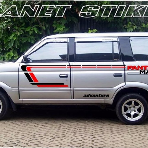 Detail Stiker Mobil Panther Nomer 21