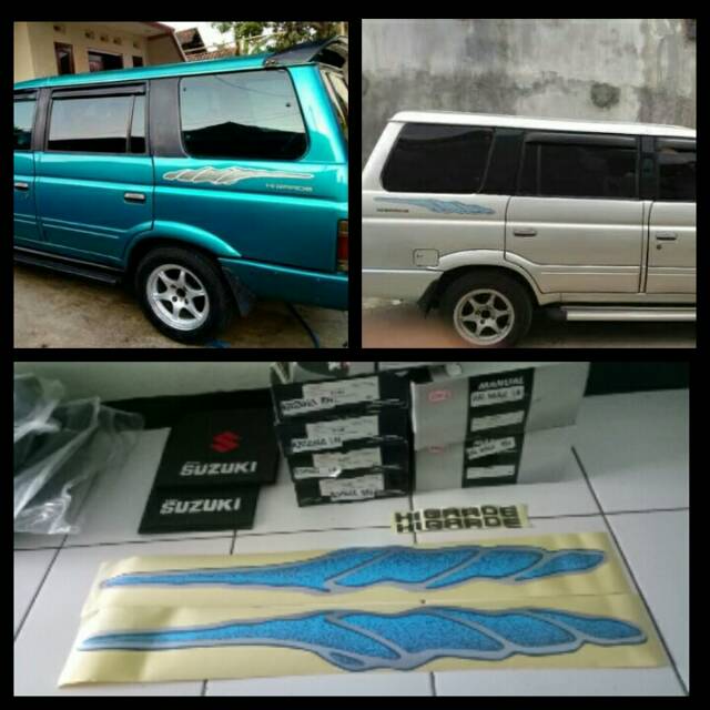 Detail Stiker Mobil Panther Nomer 33