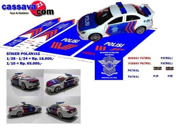 Detail Stiker Mobil Polisi Nomer 19