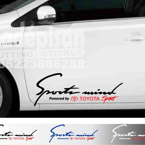 Detail Stiker Mobil Sport Nomer 34