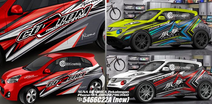 Detail Stiker Mobil Sport Nomer 39