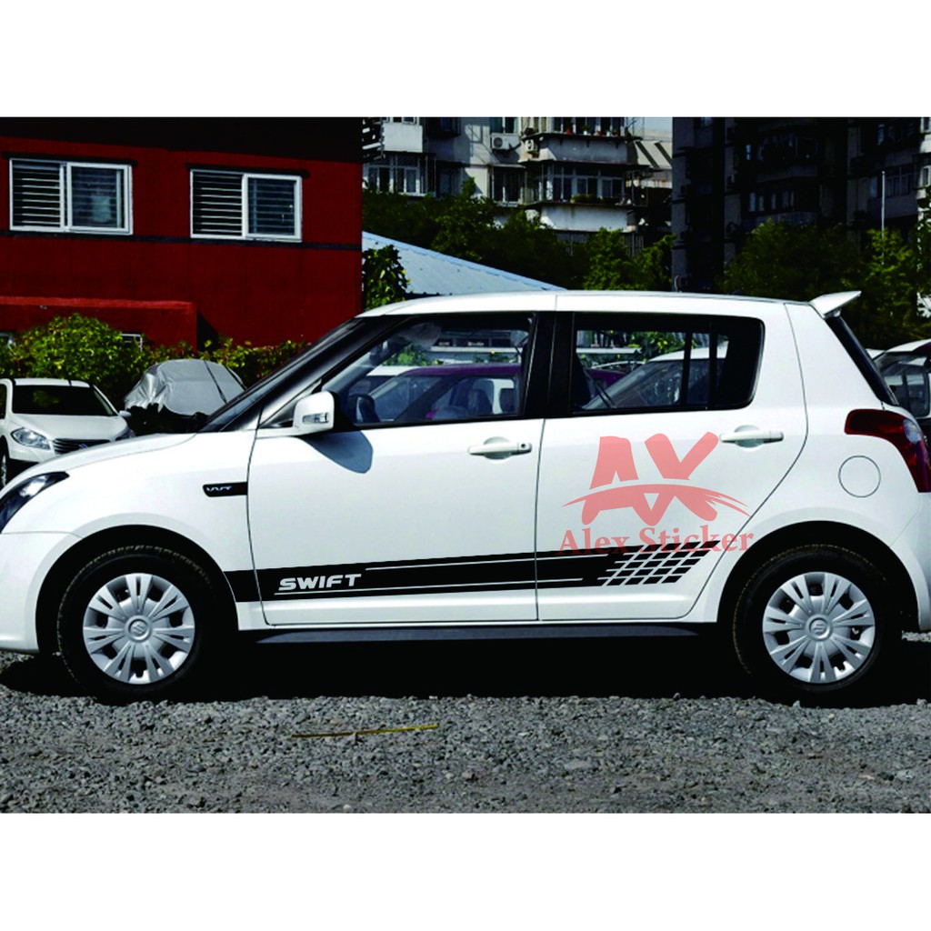 Detail Stiker Mobil Swift Nomer 20