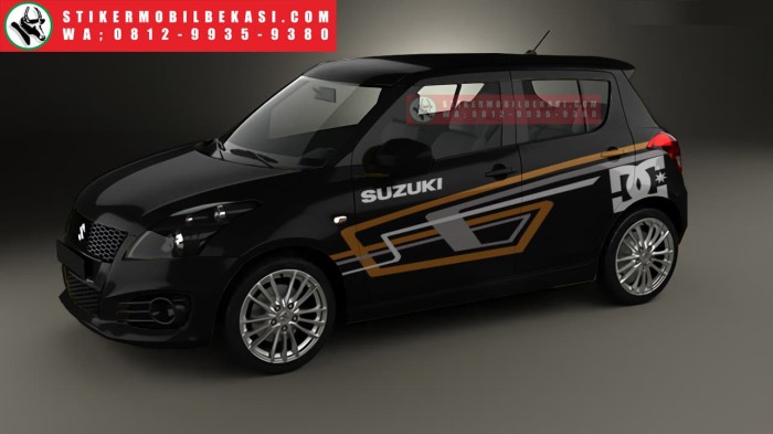 Detail Stiker Mobil Swift Nomer 4