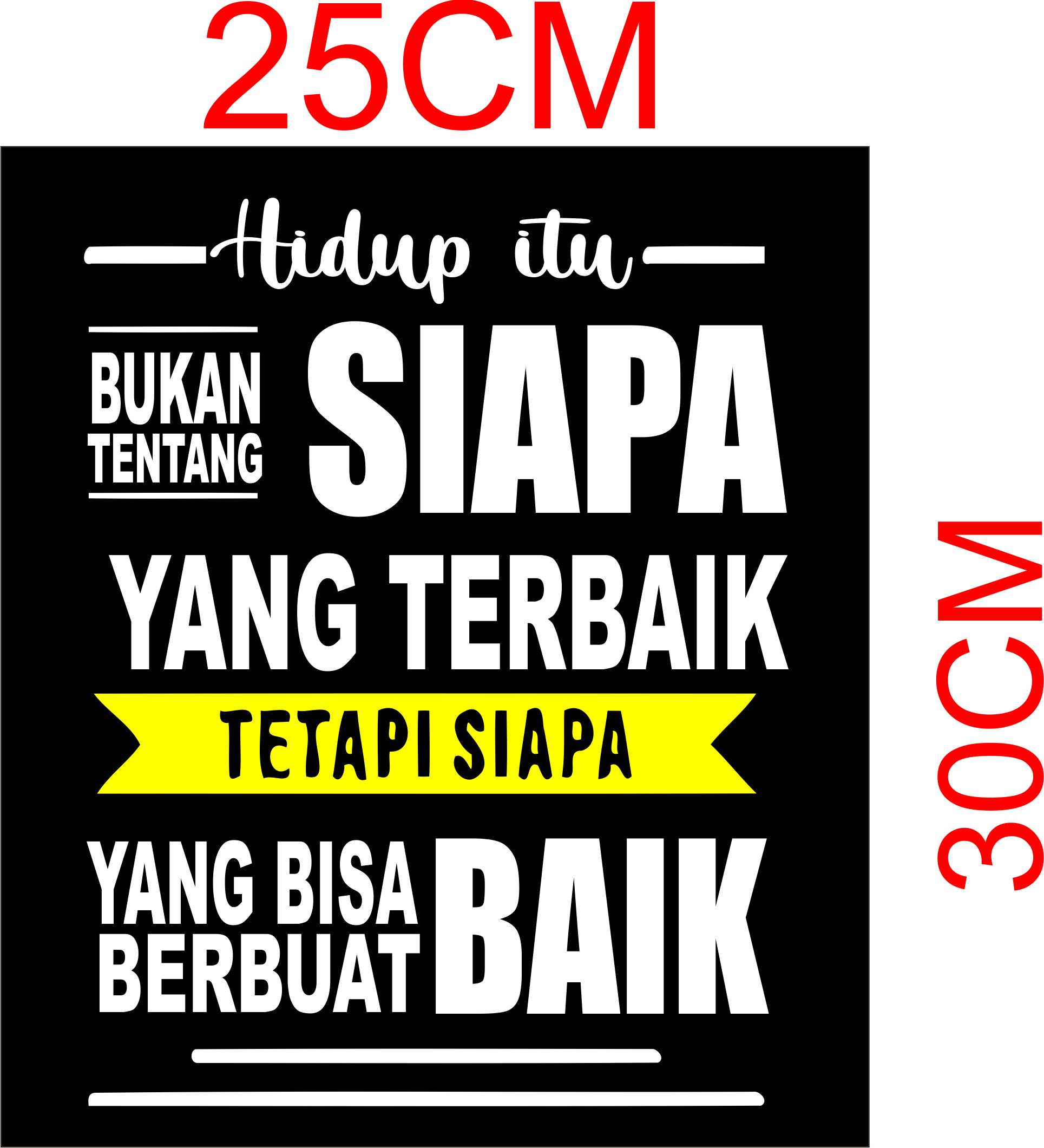 Detail Stiker Motivasi Hidup Nomer 27