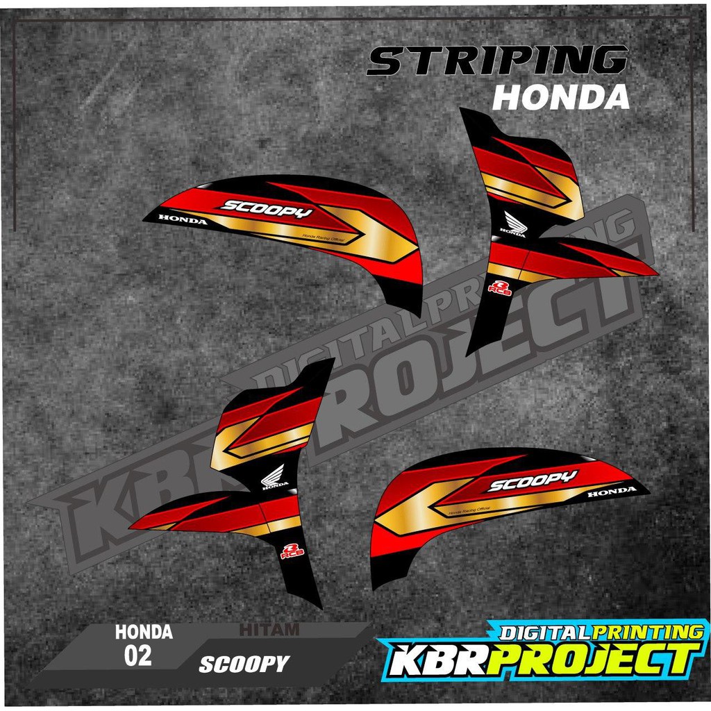 Detail Stiker Motor Balap Road Race Nomer 4