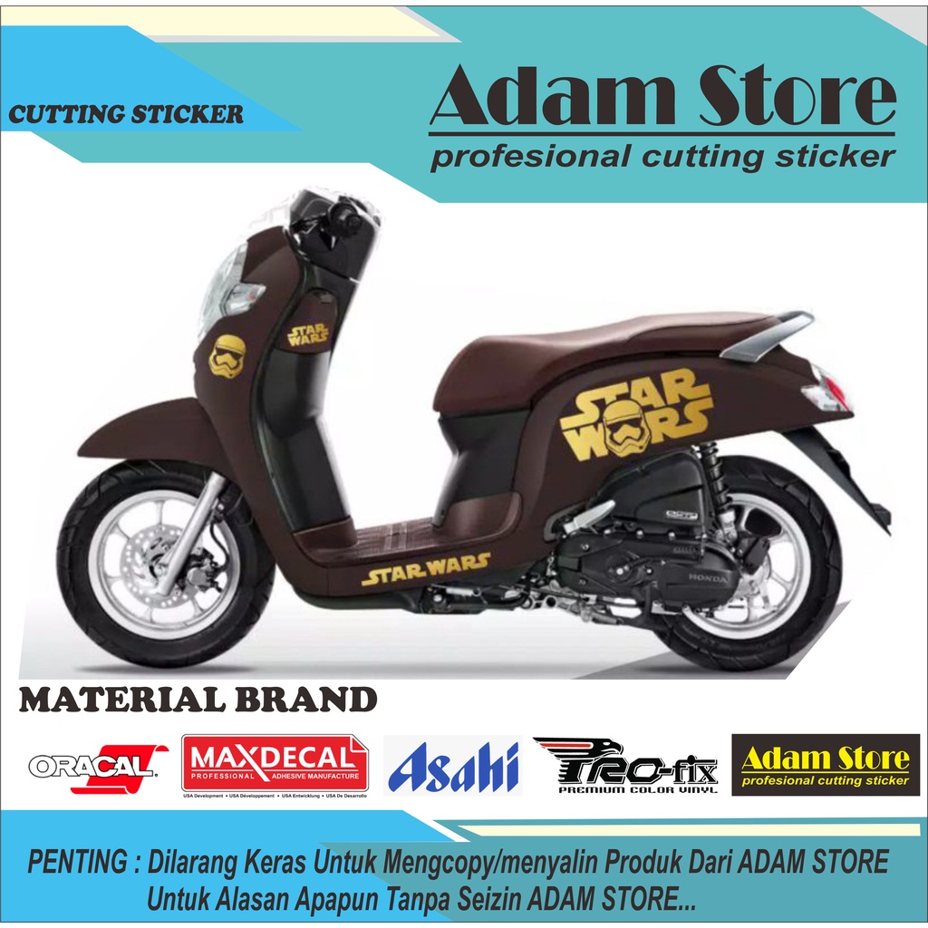 Detail Stiker Motor Kekinian Nomer 27