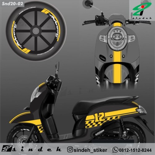 Detail Stiker Motor Kekinian Nomer 39