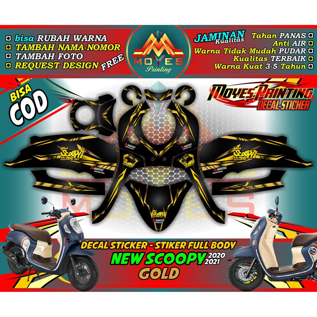 Detail Stiker Motor Kekinian Nomer 43