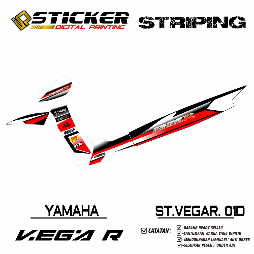 Detail Stiker Motor Vega Nomer 13