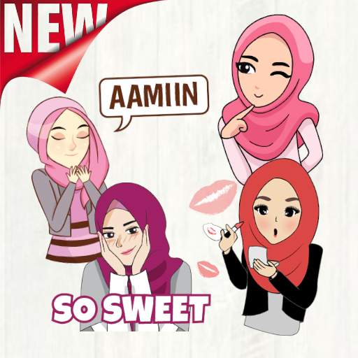 Detail Stiker Muslimah Lucu Nomer 24