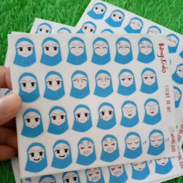 Detail Stiker Muslimah Lucu Nomer 38