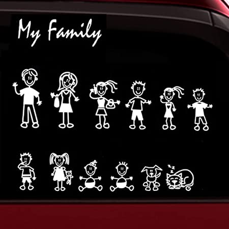 Detail Stiker My Family Nomer 9