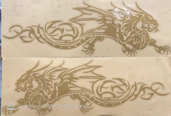 Detail Stiker Naga Api Nomer 26