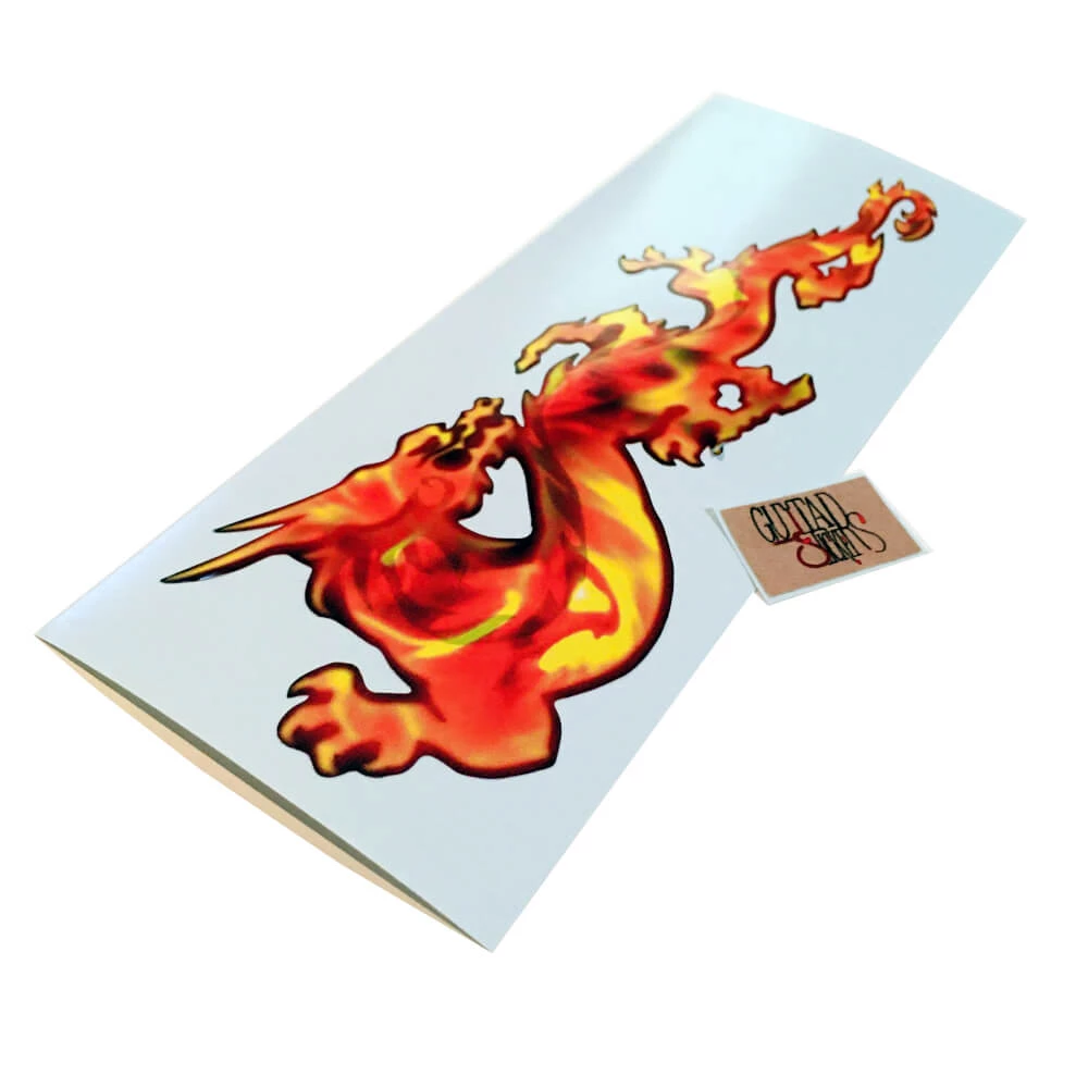 Detail Stiker Naga Api Nomer 33