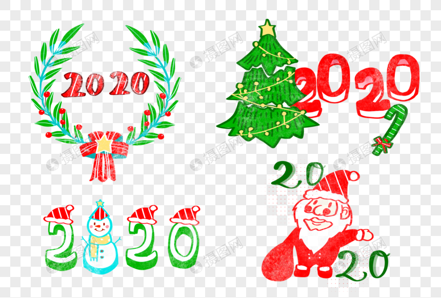 Detail Stiker Natal 2020 Nomer 26