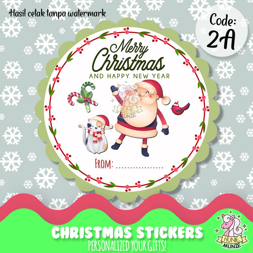 Detail Stiker Natal 2020 Nomer 5