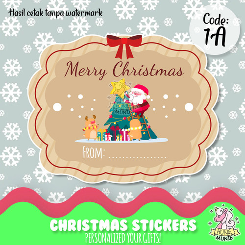 Detail Stiker Natal 2020 Nomer 9