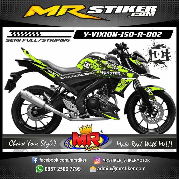 Detail Stiker New Vixion Nomer 14