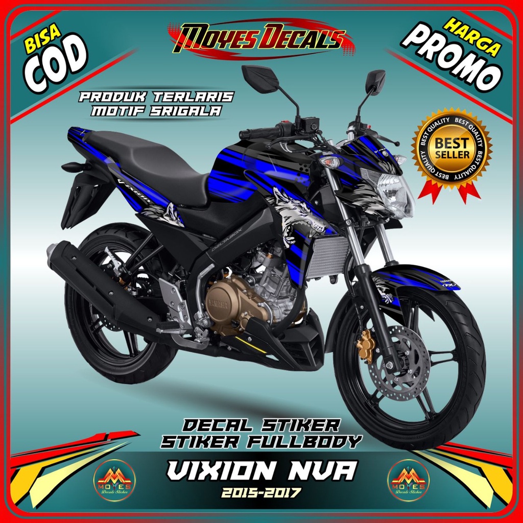 Detail Stiker New Vixion Nomer 21