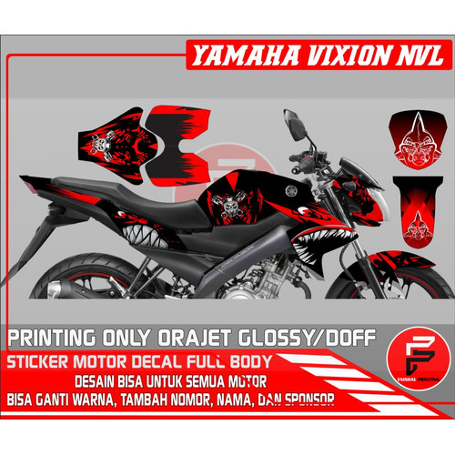 Detail Stiker New Vixion Nomer 29