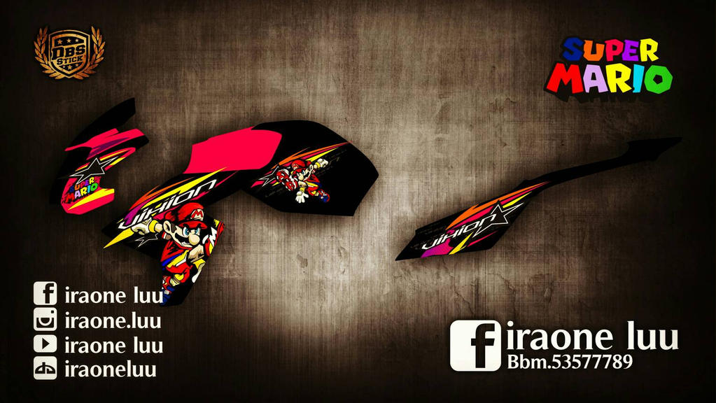 Detail Stiker New Vixion Nomer 46