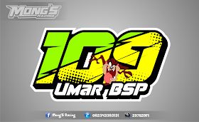 Detail Stiker Nomor Drag Nomer 25