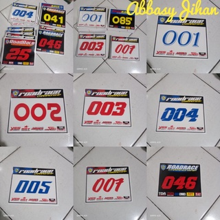 Detail Stiker Nomor Drag Nomer 45