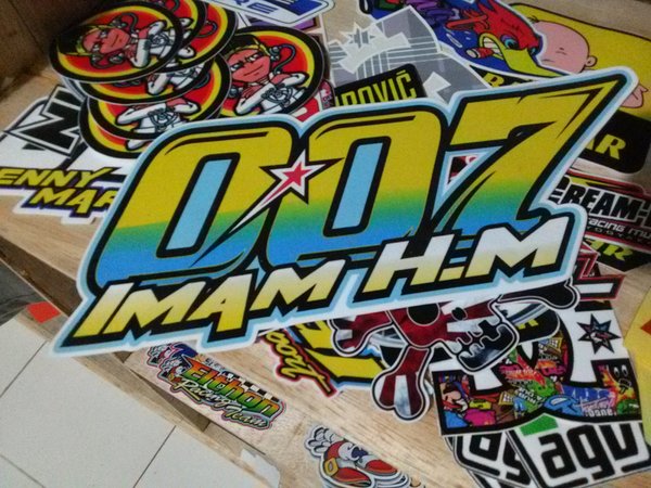 Detail Stiker Nomor Start Nomer 12