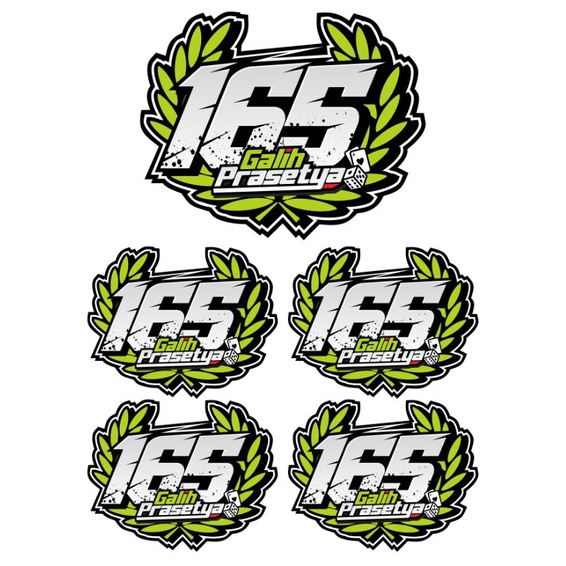 Detail Stiker Nomor Start Nomer 35