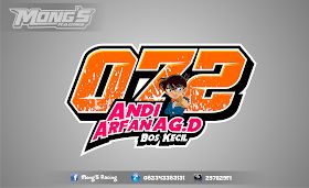 Detail Stiker Nomor Start Road Race Nomer 17