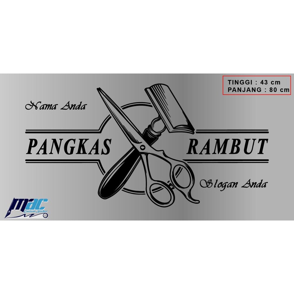 Detail Stiker Pangkas Rambut Nomer 12