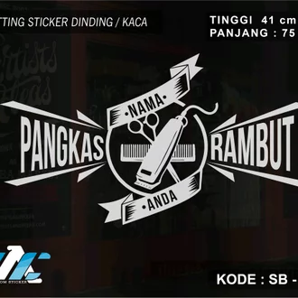 Detail Stiker Pangkas Rambut Nomer 13