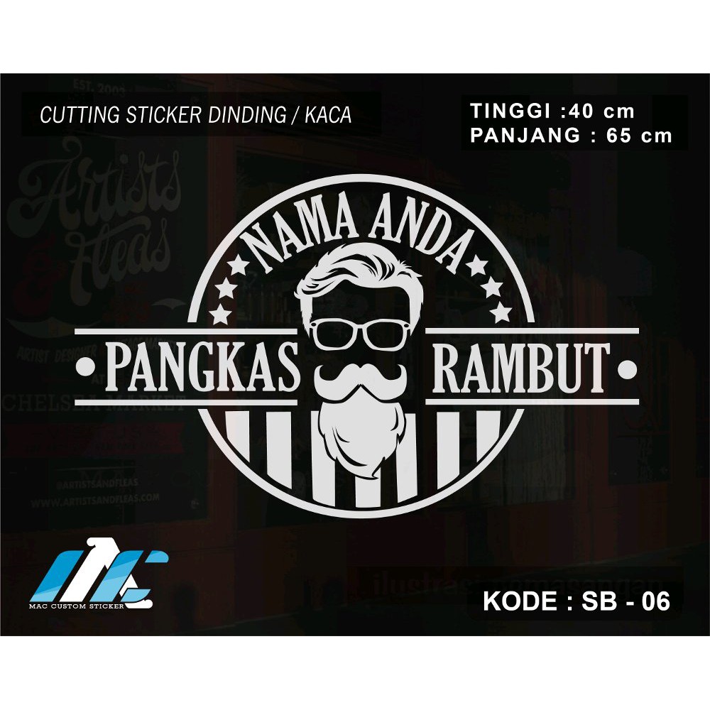 Detail Stiker Pangkas Rambut Nomer 7