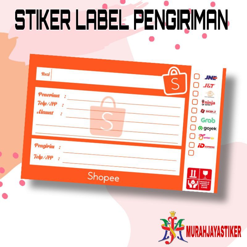 Detail Stiker Pengiriman Olshop Nomer 47