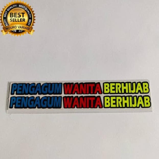 Detail Stiker Perempuan Berhijab Nomer 40