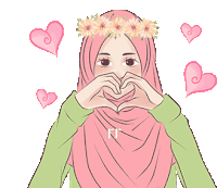 Detail Stiker Perempuan Berhijab Nomer 10