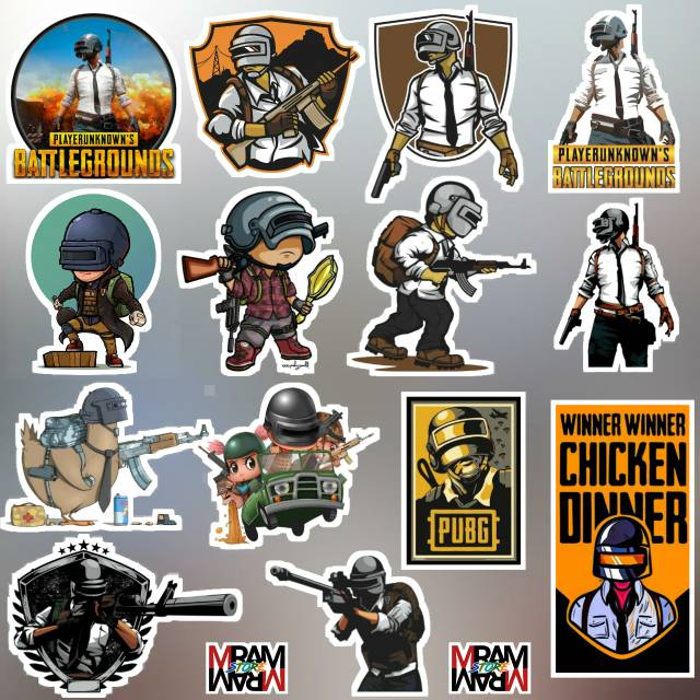 Detail Stiker Pubg Mobile Nomer 13