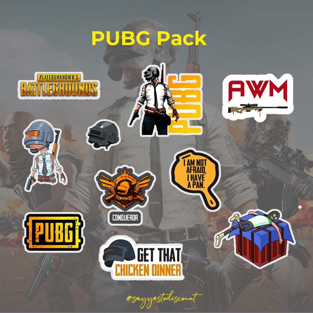 Detail Stiker Pubg Mobile Nomer 14