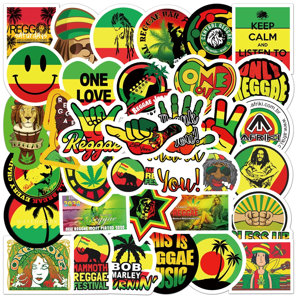 Detail Stiker Reggae Nomer 55