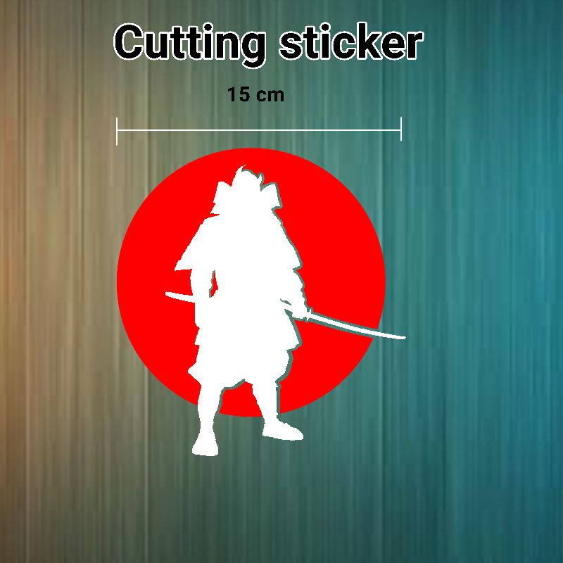 Detail Stiker Samurai Jepang Nomer 10