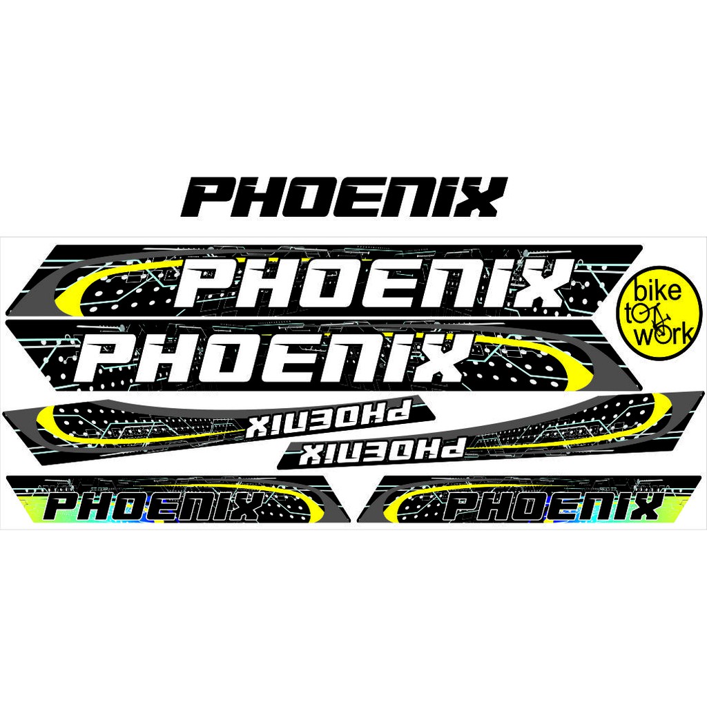 Detail Stiker Sepeda Phoenix Nomer 28