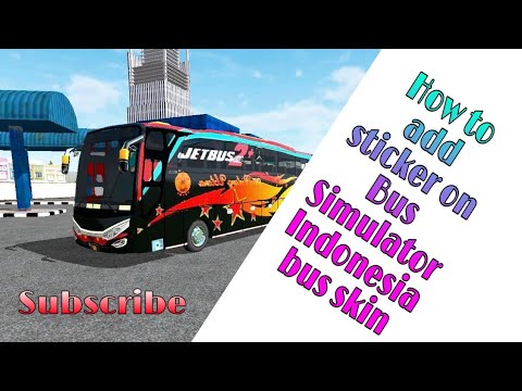 Detail Stiker Simulator Bus Nomer 29