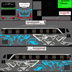 Detail Stiker Simulator Bus Nomer 45