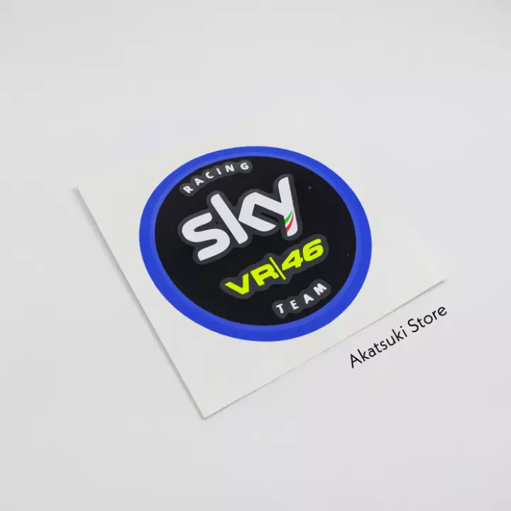 Detail Stiker Sky Vr46 Nomer 7