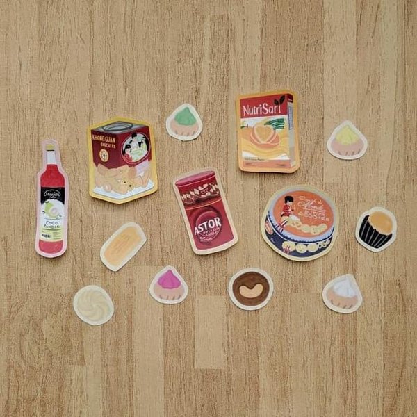 Detail Stiker Snack Unik Nomer 45