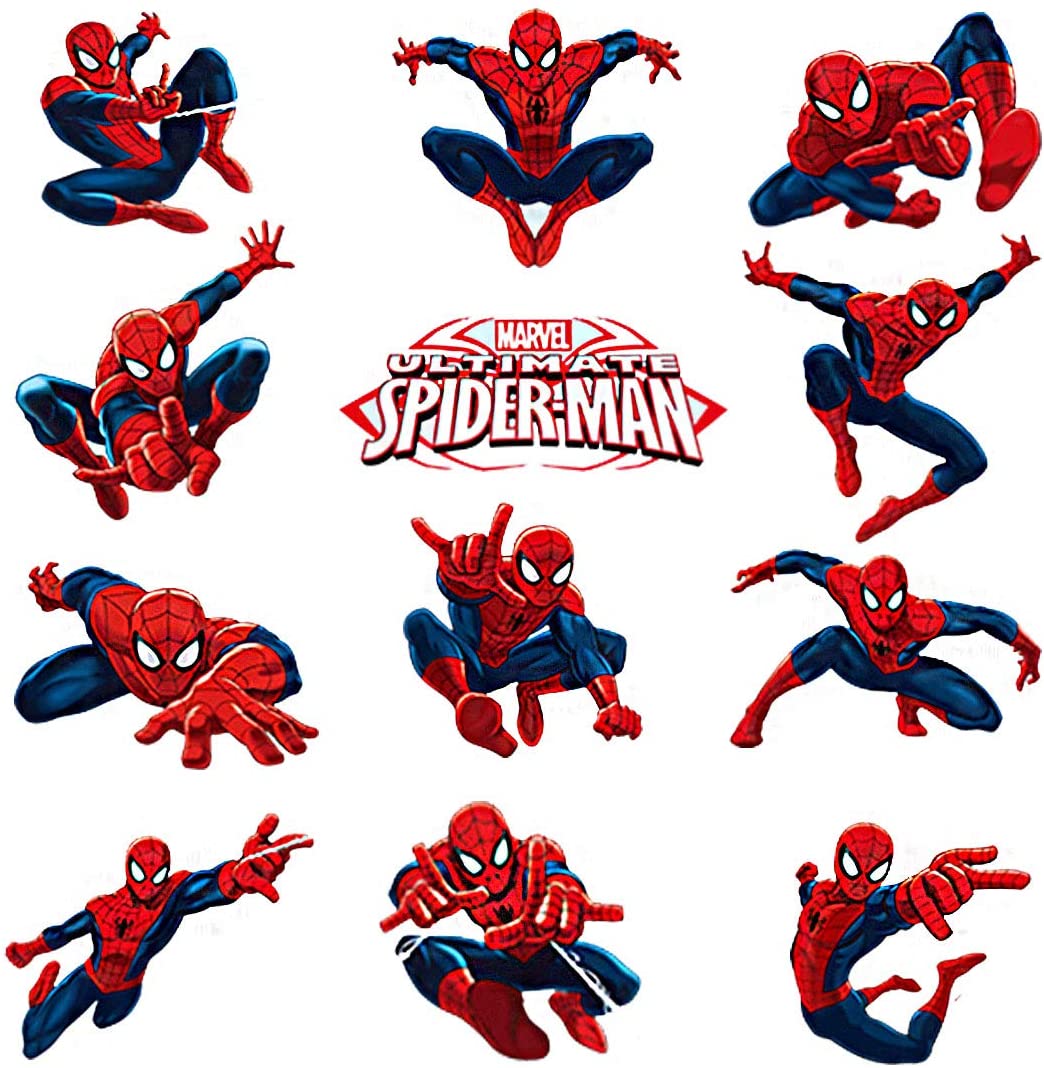 Detail Stiker Spiderman Nomer 2