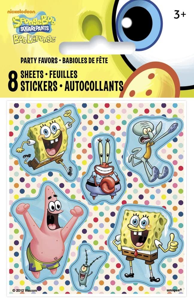 Detail Stiker Spongebob Nomer 16