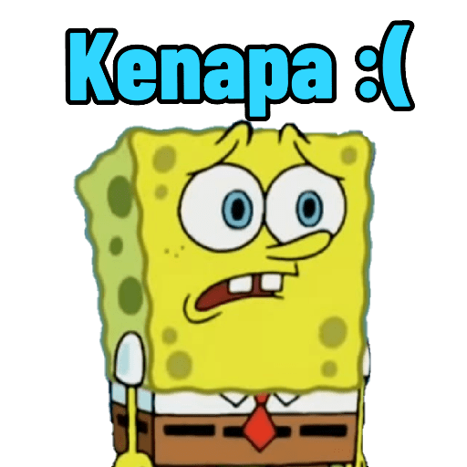 Detail Stiker Spongebob Nomer 32