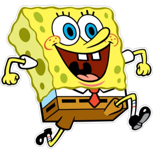 Detail Stiker Spongebob Nomer 35